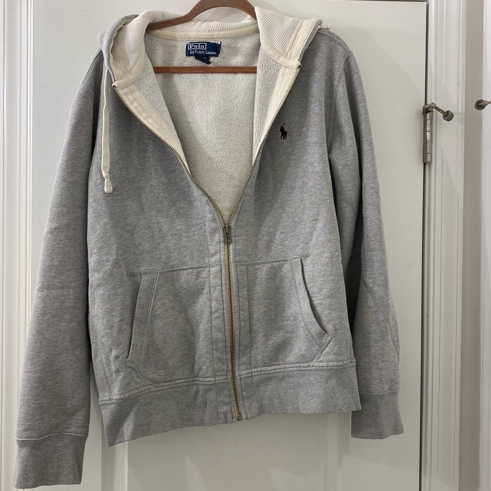 Polo zip up hoodie